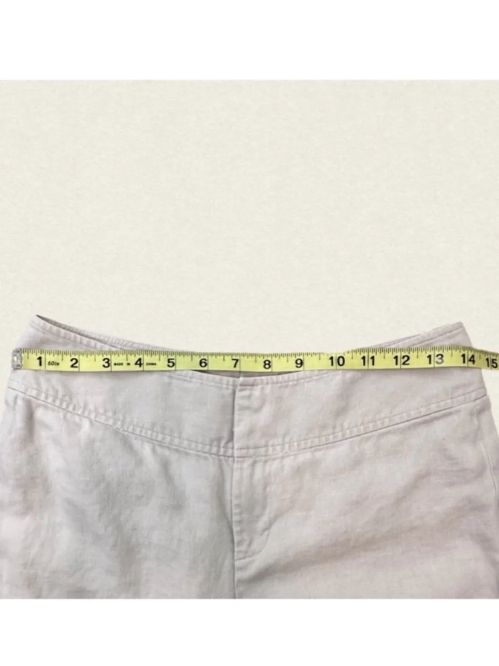 Banana Republic Minimalist Coastal Quiet Luxury Cropped Linen Pants.